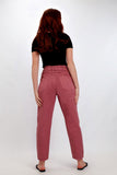 Women Slouchy Denim Pants (4071) - Kava