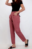 Women Slouchy Denim Pants (4071) - Kava