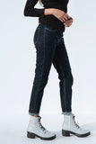 Kava Women Boyfriend Jeans Pants (4085)