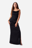Peachskin Slip Dress Women Dresses Tiyi 38 Black 
