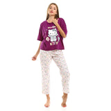 Printed pajama pants comfy look