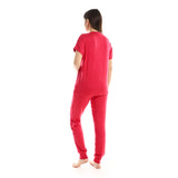 Plain Comfy Slip On Pajama Set - Kady