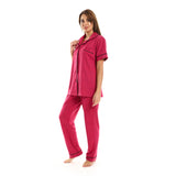 Heather Reddish Cotton Pajama - Kady