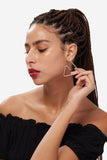 Twirl Triangle Earrings Women Earrings Ayana Silver 