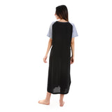 Short Sleeves Sleepshirt With Front Pockets - Kady