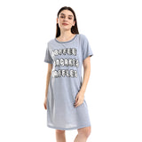 Kady Slip On Printed Cotton Sleepshirt (4891)