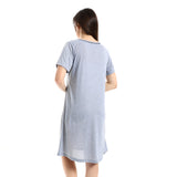 Slip On Printed Cotton Sleepshirt (4891) - Kady