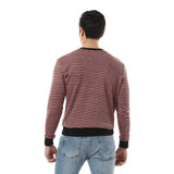 Unisex Thin Stripes Round Sweatshirt - Kady