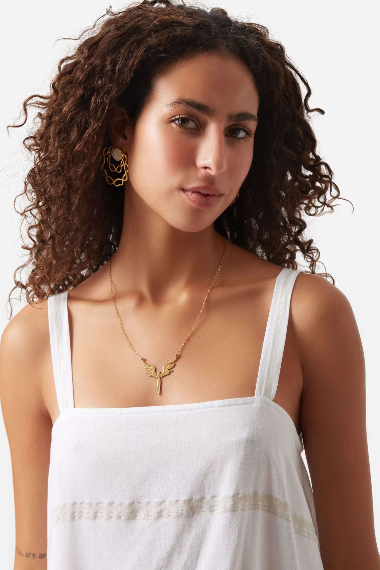 Angel Necklace Women Necklace Taba Silver Gold 