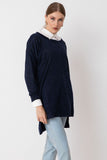 High Low Knitted Sweatshirt - Kady