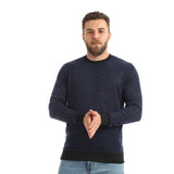 Casual Round Elastic Cuffs Sweatshirt - Kady