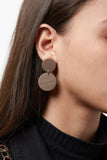 Pilea Mini Earrings Women Earrings Chameleon Studio Brown 