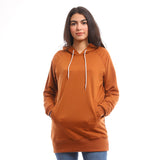 raglan long sleeves sweatshirt with hoodie