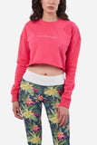 Enough Pink Sweater Women Sweatshirts & Hoodies Skipz Medium 