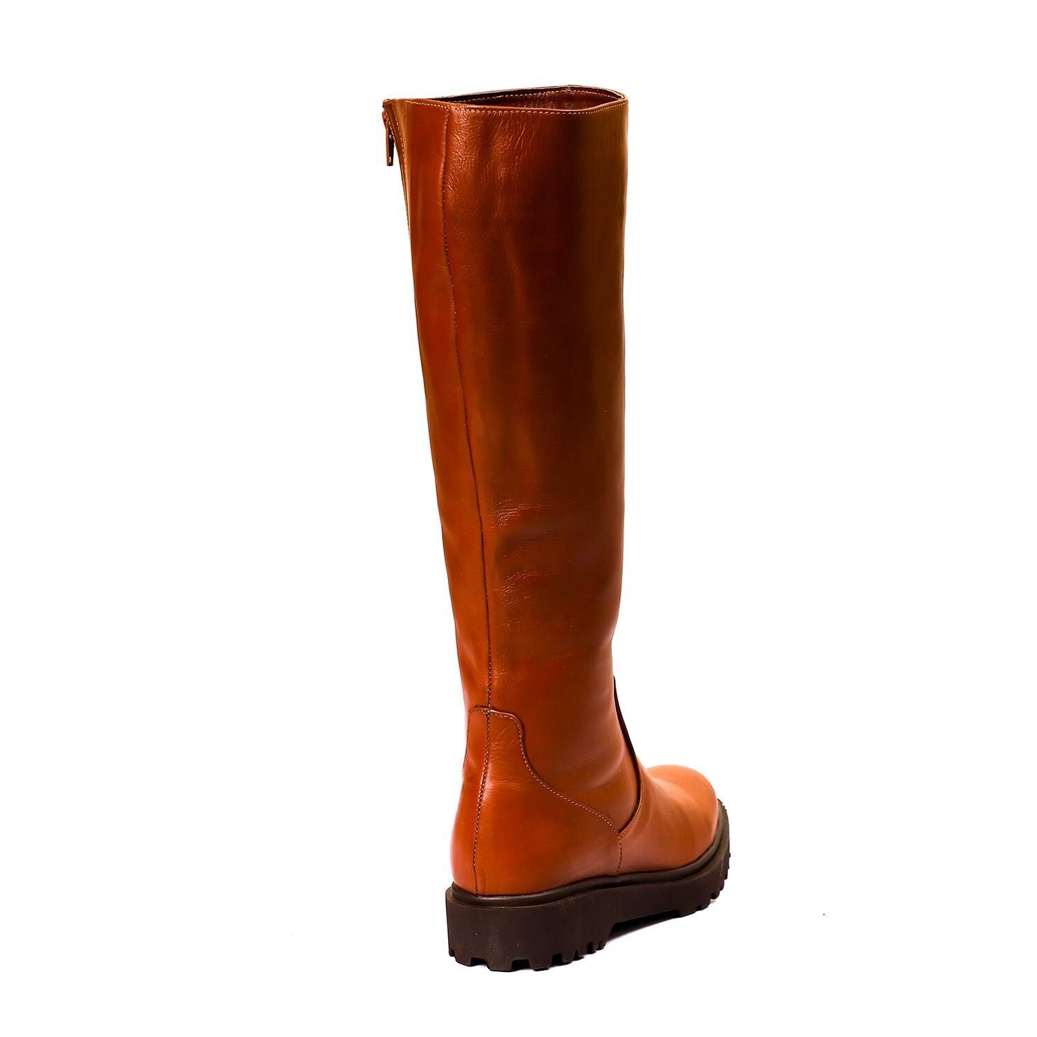 3843 Leather natural Boot