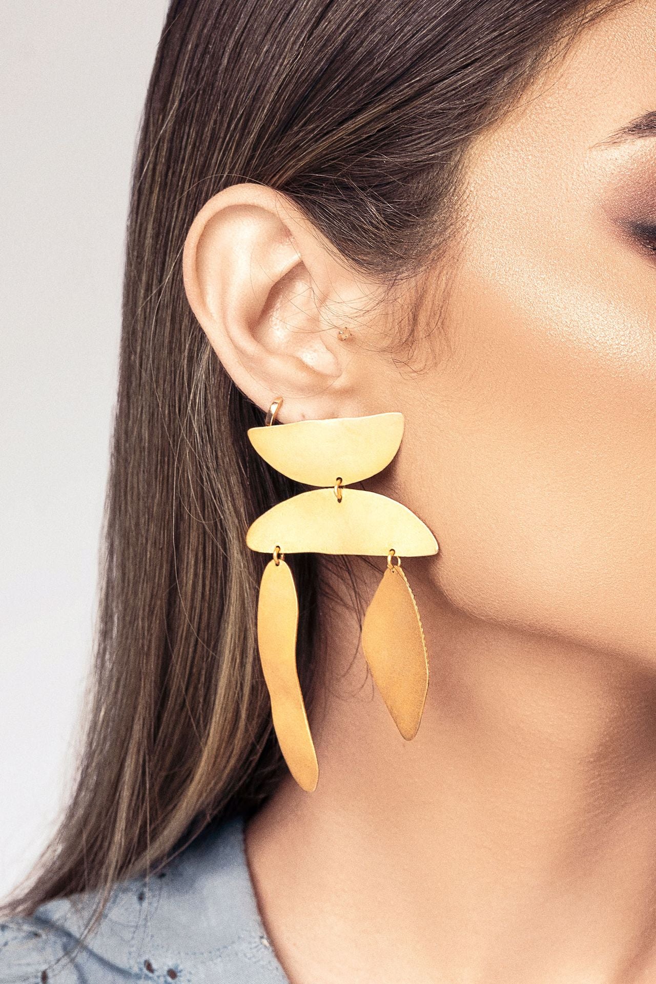 Patchy Abstract Earrings