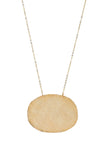 Sunra Gold-Plated Disc Necklace Women Necklace Minu Jewels 
