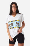 Lion V Neck T-Shirt - Anzo