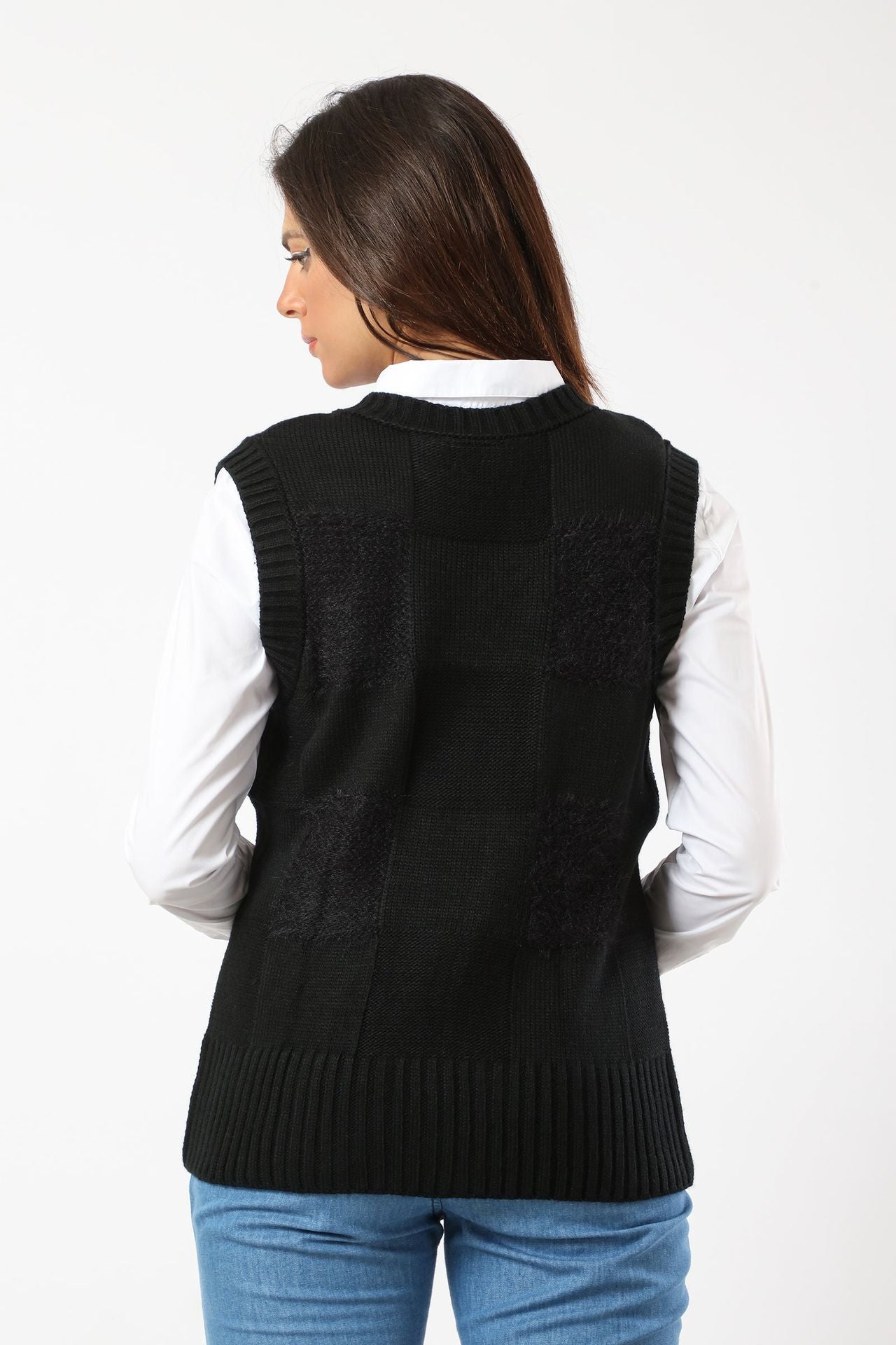 Carina V-Neck Wool Vest