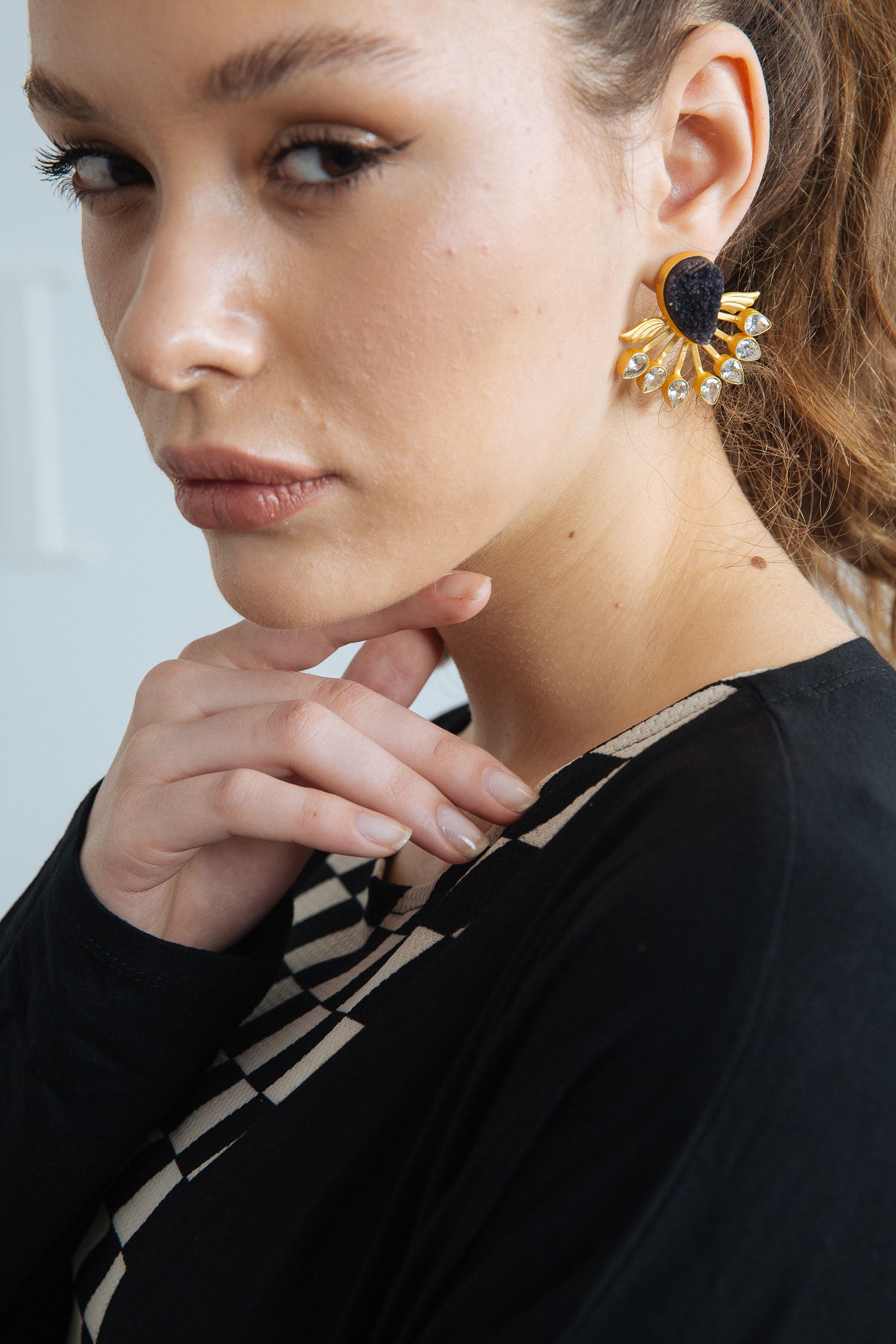 Luce Onyx Earrings