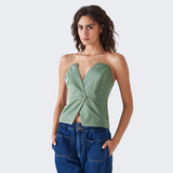 Casual-Chic Overlapping Bustier - DEA