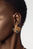 Oval Vector Earrings - Marla Jewellery