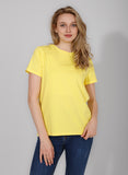 Long Basic Cotton T-Shirt - Kava