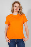 Long Basic Cotton T-Shirt - Kava