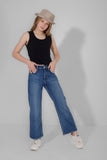 Kava Pants Wide-Leg Girls Kids Jeans  (8045)