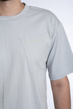 T-Shirt With Inclined Pocket - Recesses
