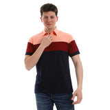 Color Block Polo Shirt (M4404) - Kady
