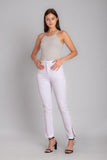 Women Cotton Jeans (8013) - Kava