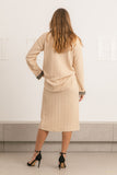 Beige Knit Set-Skirt - Boujie Boutique