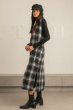 Checkered Wool Dress - Zola