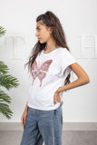 Butterfly Sequin T-shirt - Pook's