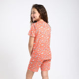 Self Patterned Pajama Short Set - Kady