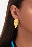 Sunra Gold-Plated Pointed Earrings Women Earrings Minu Jewels 