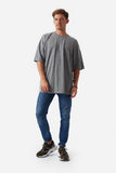 Unisex Oversized Plain Tshirt Unisex T-Shirts Richa Medium Grey 