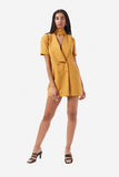 Bare Back Blazer Dress Women Dresses Tiyi 38 Yellow 