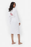 Hers Bath Robe Home Towels & Robes & Blankets T Broderie 