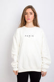 Paris Sweatshirt Unisex Sweatshirts & Hoodies FIF X-Small White 