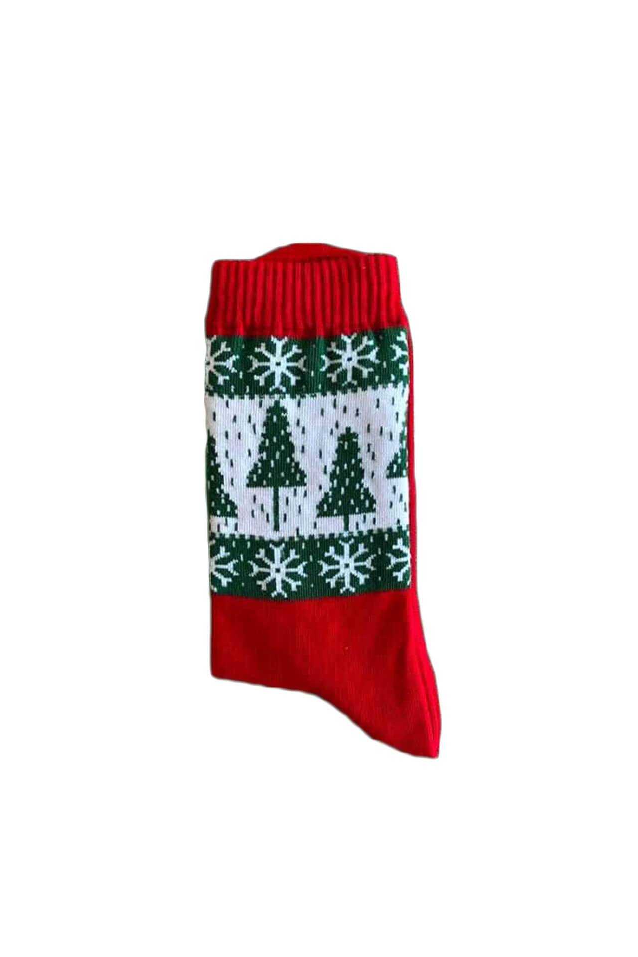 Christmas Patterns Socks Women Socks Pom Pom Socks Red 