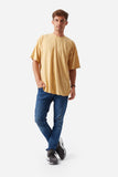 Unisex Oversized Plain Tshirt Unisex T-Shirts Richa Small Mustard 