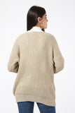 Carina Buttons Closure Knitted Cardigan
