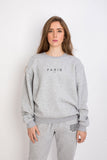 Paris Sweatshirt Unisex Sweatshirts & Hoodies FIF X-Small Grey 