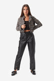 Leather Pants Women Pants S Boutique Medium Black 