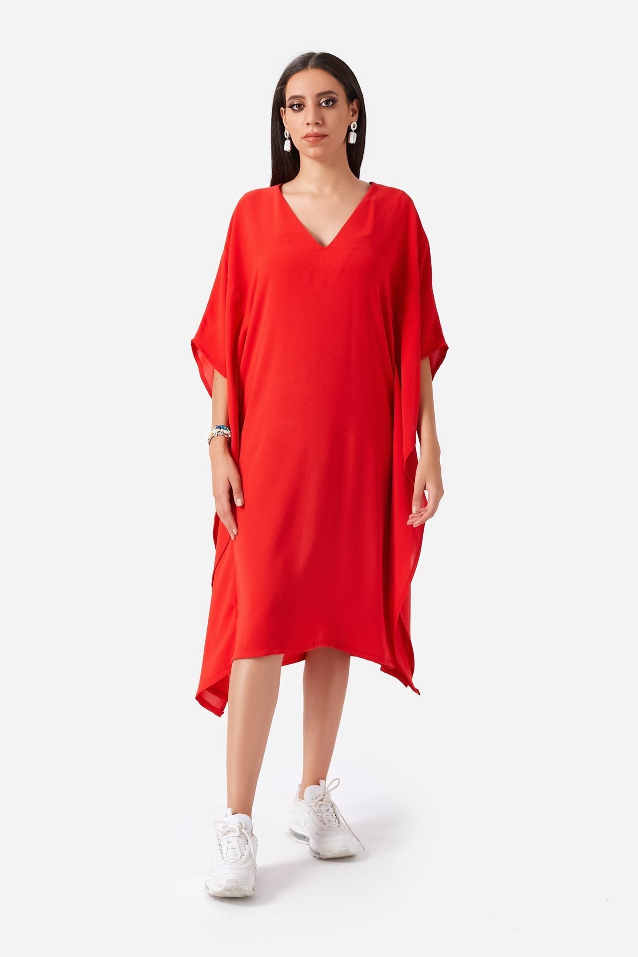 Midi Dress Women Dresses Millys Medium Red 