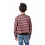 Striped Boys Full Sleeves Sweatshirt  - Kady