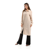Kady Self Stitches Tunic With Sided Slits For Women