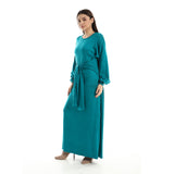 Balloon Long Sleeves Plain Dress - Kady